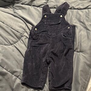 GAP Vintage Dark Blue Corduroy Overalls 6-12 months